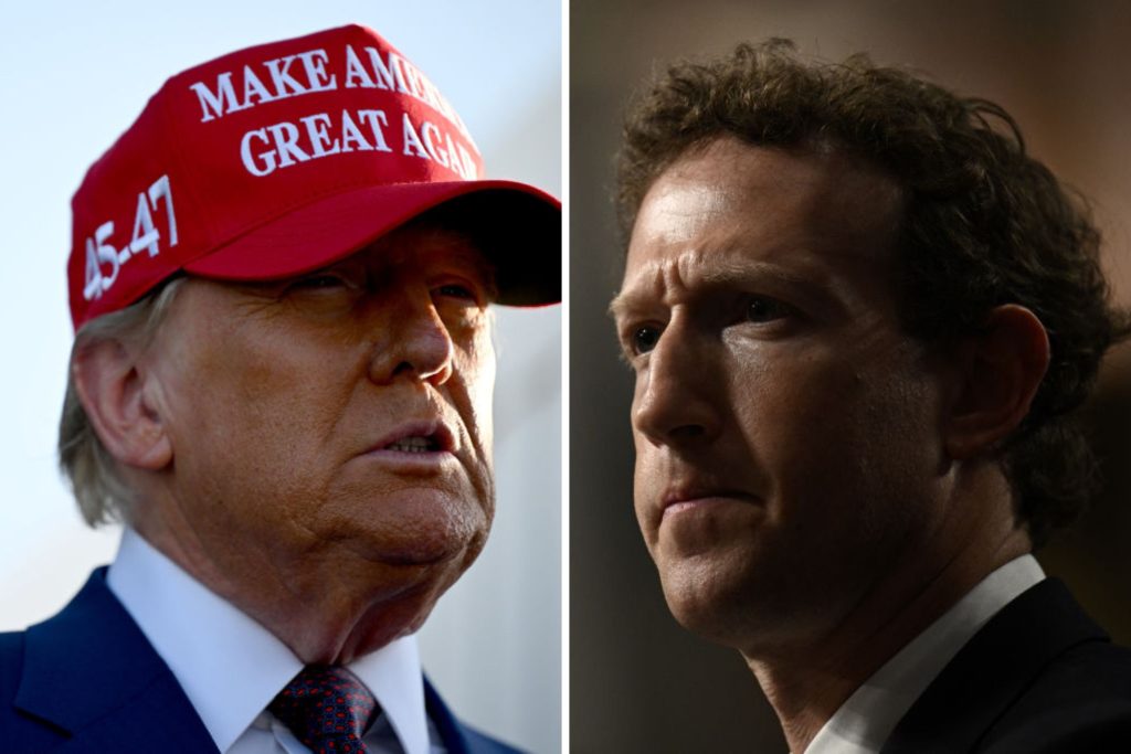 donald trump and mark zuckerberg