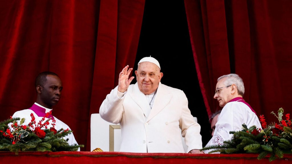 Gaza, Ukraine, Soudan… Pour Noël, le pape appelle à « faire taire les armes » dans le monde