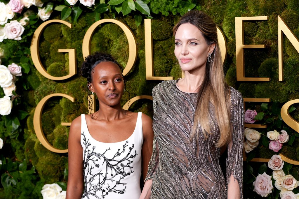Zahara Jolie and Angelina Jolie