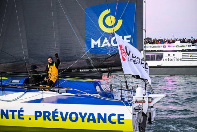 Charlie Dalin, vainqueur du Vendée Globe, entrera dans le chenal des Sables d'Olonne à 14 heures