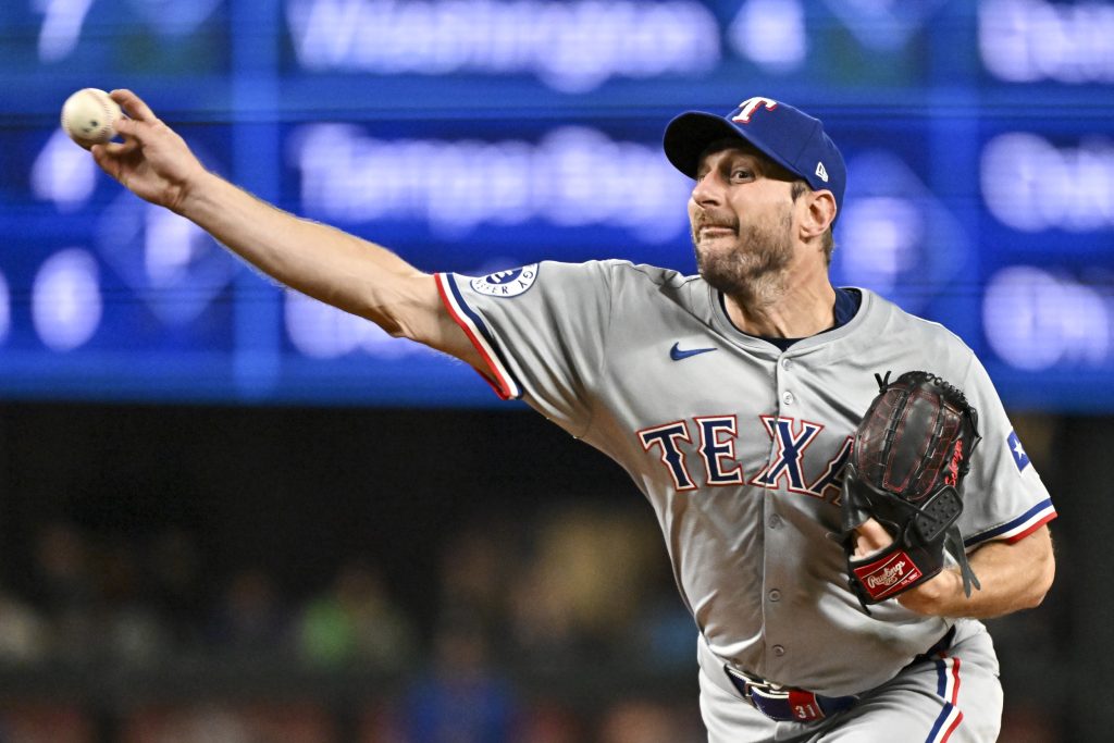 Texas Rangers pitcher Max Scherzer