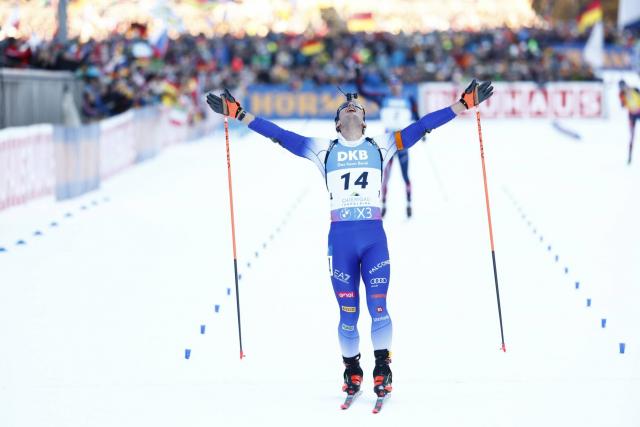 Coupe du monde : Première victoire en carrière pour Giacomel qui remporte la mass start de Ruhpolding devant Laegreid et Johannes Boe