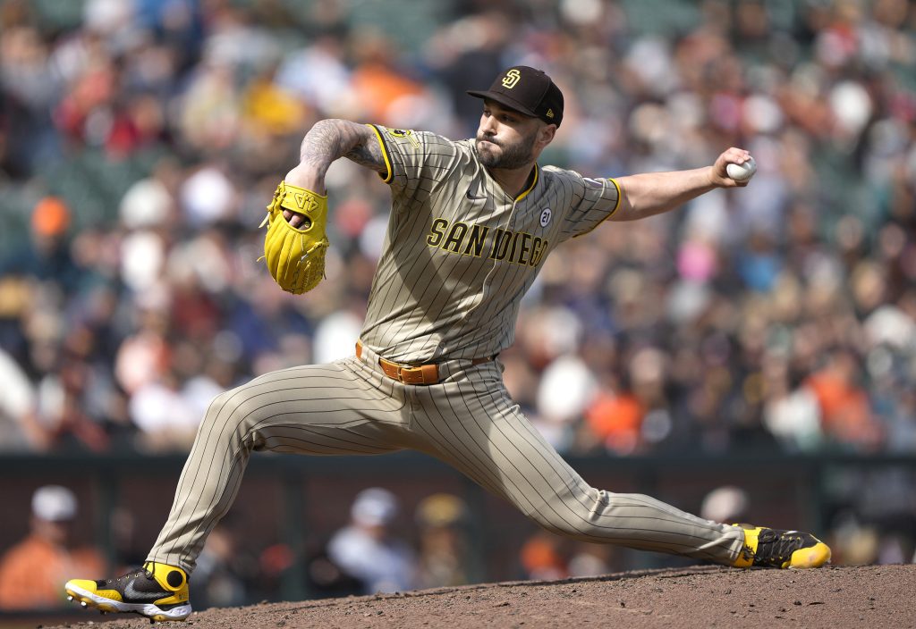 San Diego Padres pitcher Tanner Scott