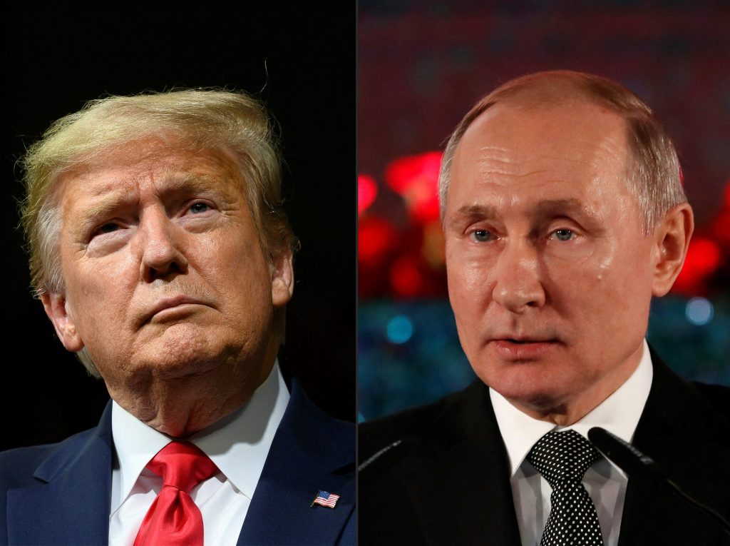 Donald Trump and Vladimir Putin
