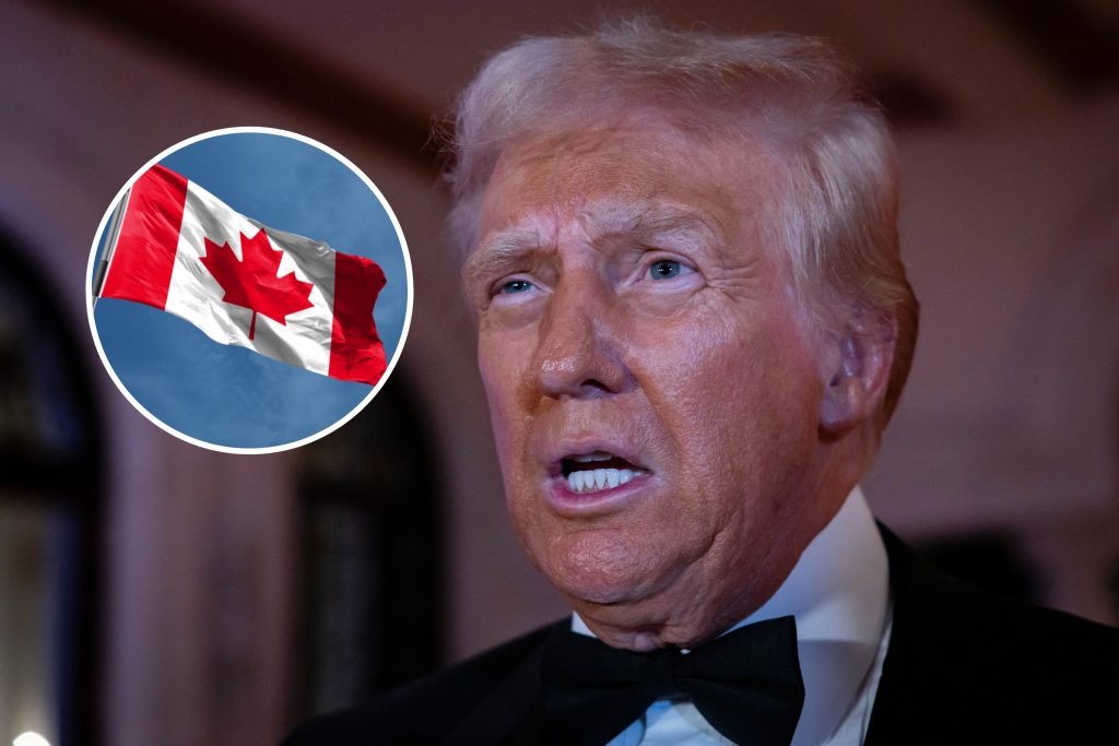 Donald Trump Trolls Canada With Map Images