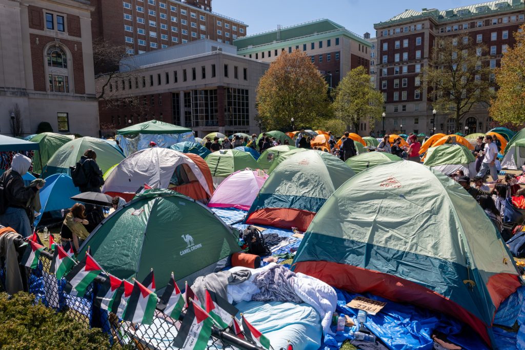 Columbia University protest encampment
