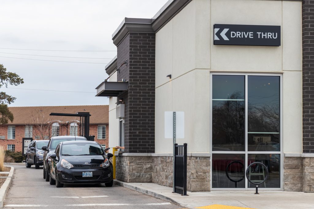 Busy drive-thru