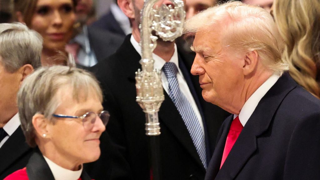 « Elle avait un ton méchant » : Trump réclame des excuses après le sermon engagé d’une évêque à Washington