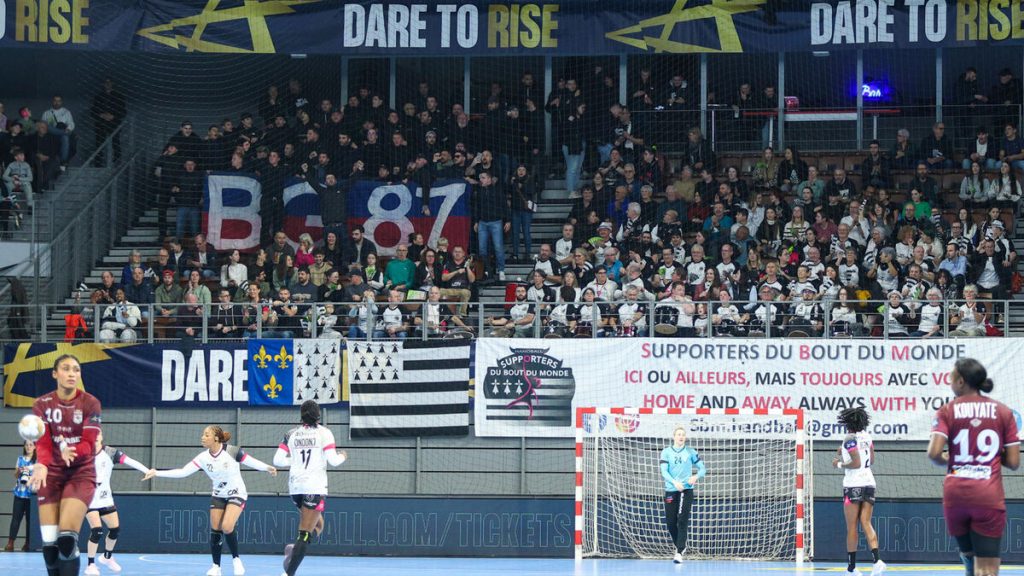 Football : les fans lyonnais, recalés du stade Francis-Le Blé pour Brest-OL, finissent au match de handball féminin