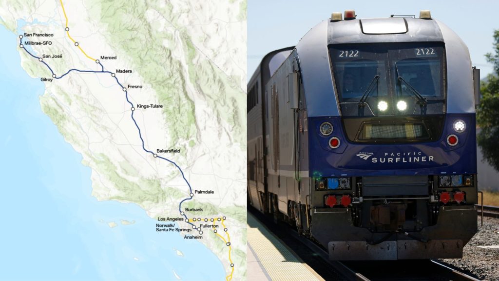 California High Speed Rail Map