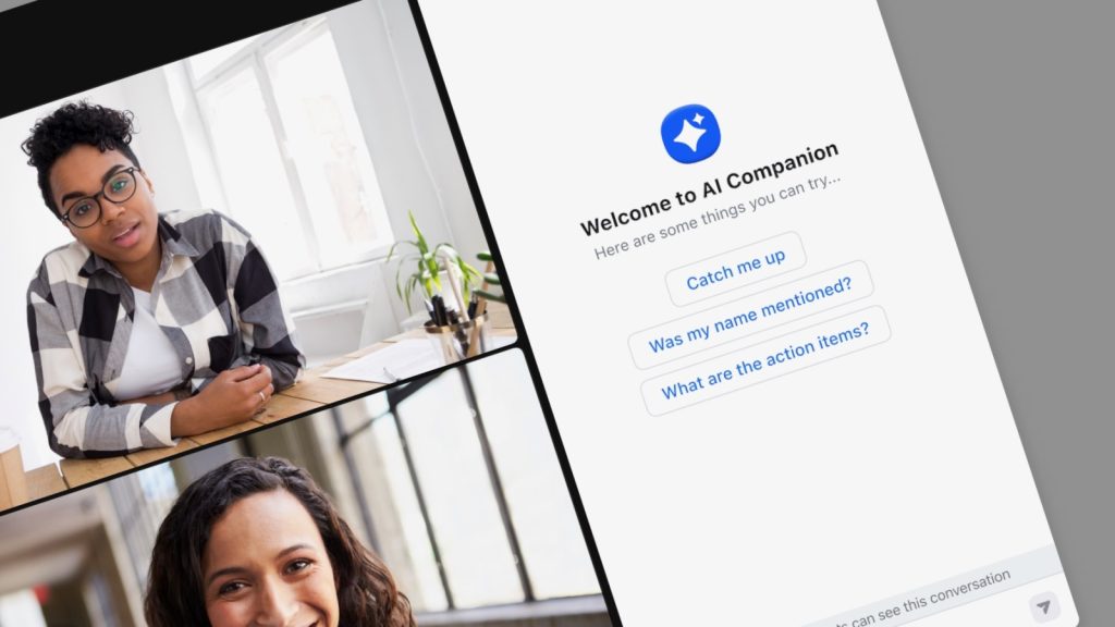 Zoom AI screen shot