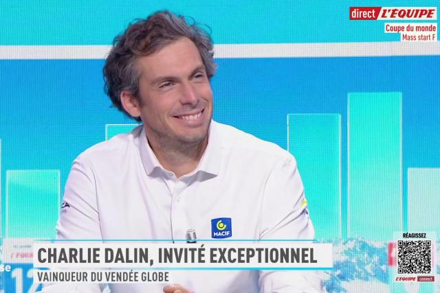 « Je suis sur mon petit nuage depuis l'arrivée » : Charlie Dalin, vainqueur du Vendée Globe