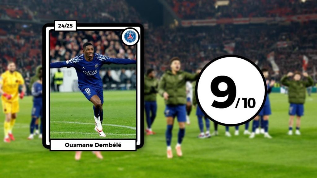 Les notes du PSG à Stuttgart : Dembélé en feu, Barcola dans le ton