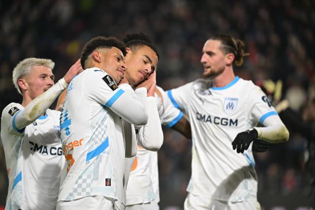 Ligue 1 : L'OM maîtrise Rennes et conforte sa deuxième place