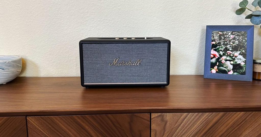 MARSHALL STANMORE : l’enceinte Bluetooth la plus populaire est en énorme promo au prix le plus bas sur Amazon