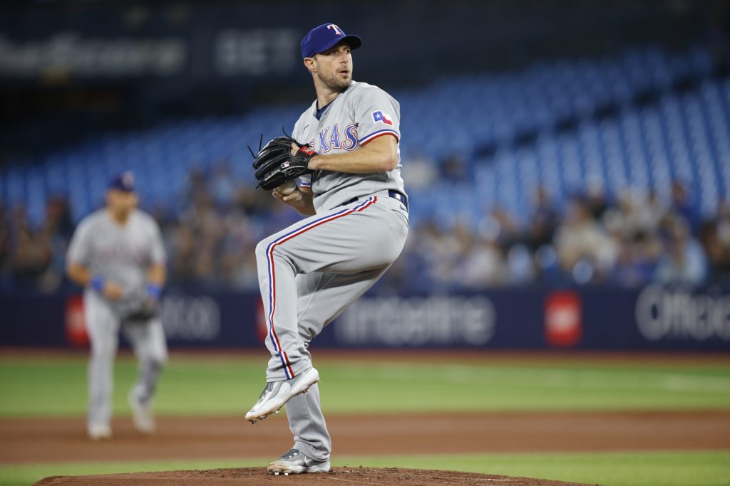 Texas Rangers pitcher Max Scherzer
