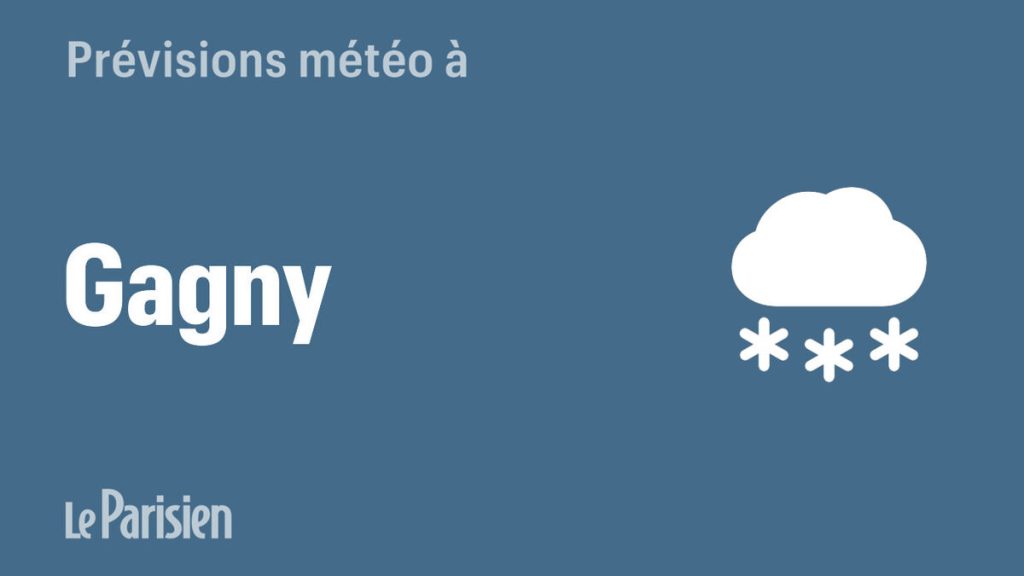 Météo à Gagny