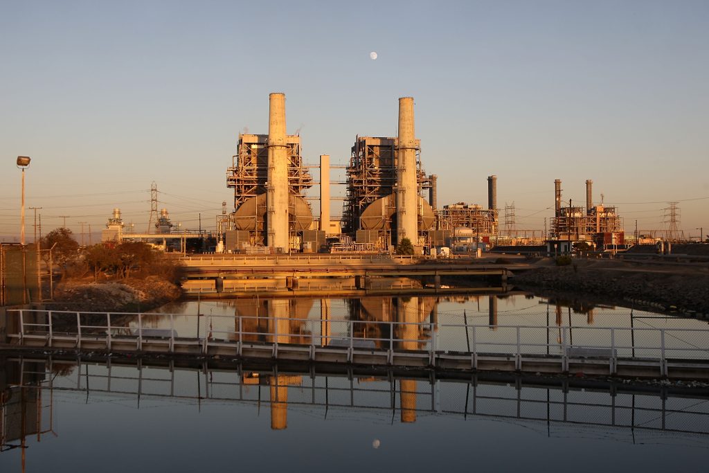 Power plant stock photo