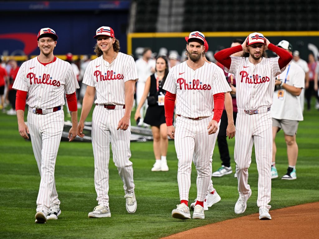 Philadelphia Phillies Bryce Harper Jeff Hoffman