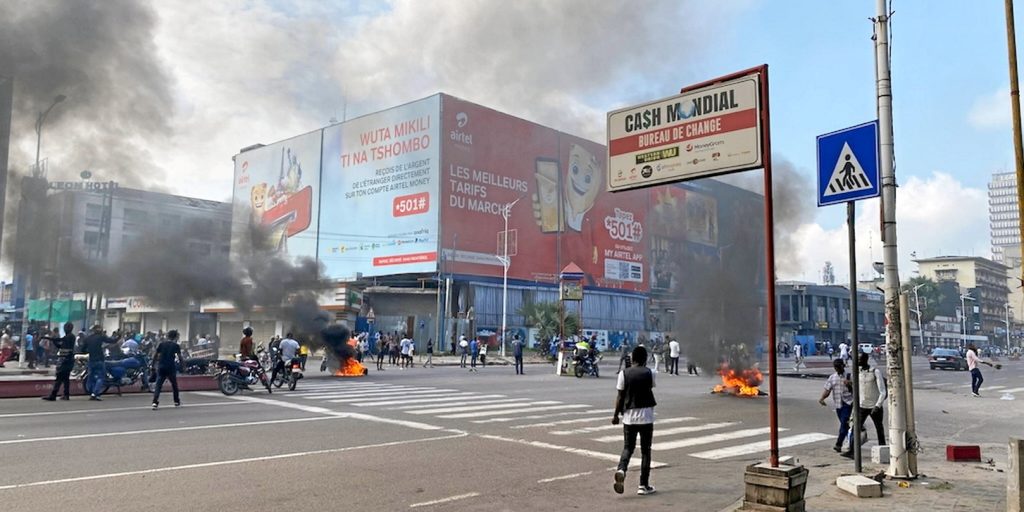 RDC : à Kinshasa, opération ville morte et manifestations contre des ambassades occidentales