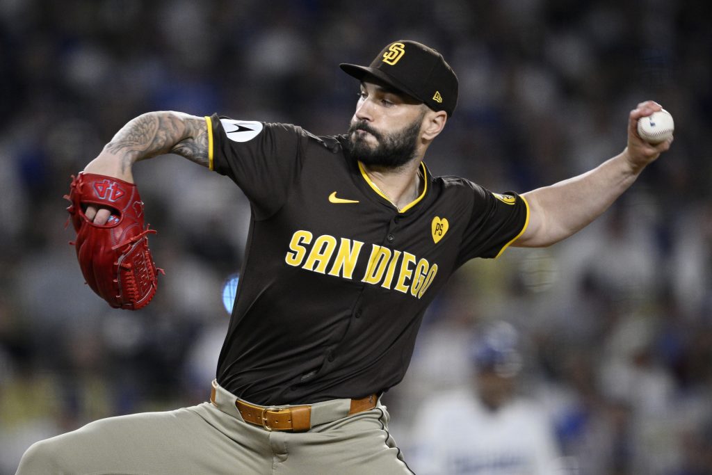San Diego Padres pitcher Tanner Scott