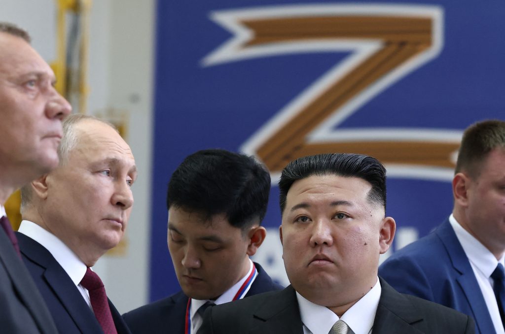 Russian President Vladimir Putin and Kim JongUn
