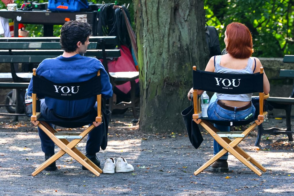 Penn Badgley and Madeline Brewer
