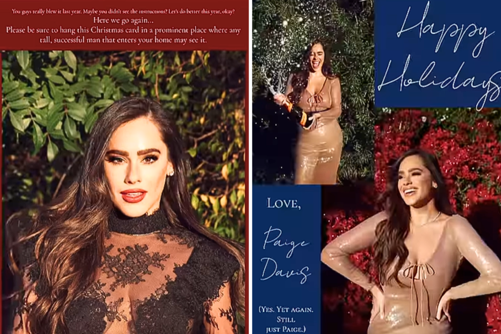 Paige Davis Sends Out Single Woman Cards