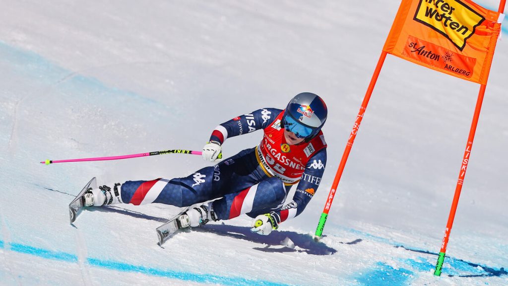 Ski alpin : la légende américaine Lindsey Vonn exceptionnelle sixième de la descente de Sankt Anton à 40 ans