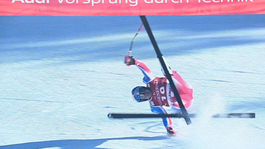 Ski : après sa chute, Alexis Pinturault souffre d’une fracture du plateau tibial et d’une lésion au ménisque