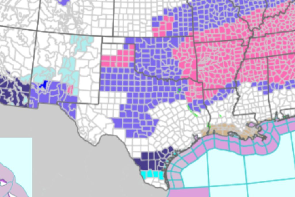 NWS warnings