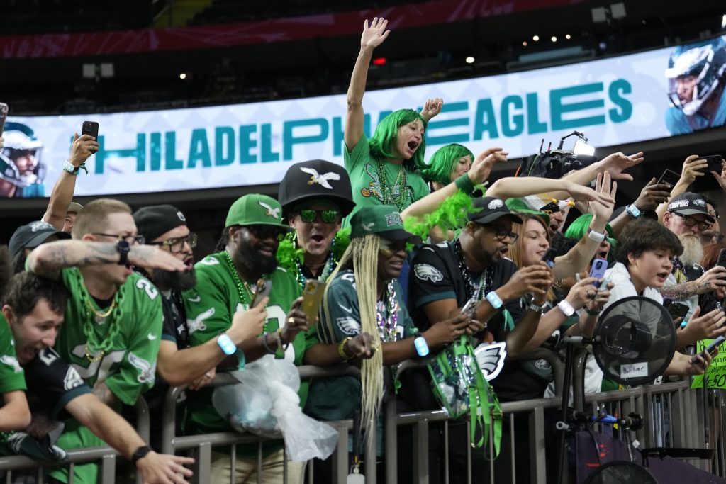 Philadelphia Eagles fans Super Bowl