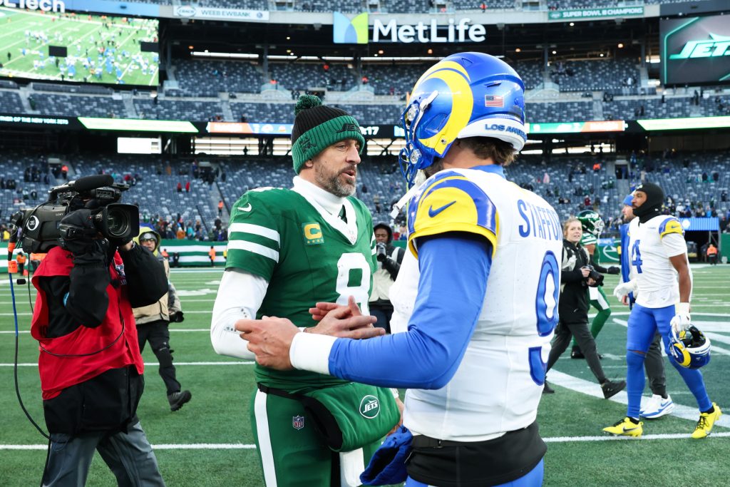Aaron Rodgers and Matthew Stafford