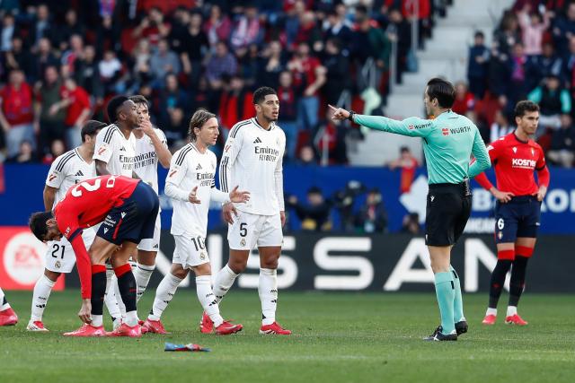 Après l'expulsion de Jude Bellingham et le penalty non sifflé contre Osasuna, la guerre est déclarée entre le Real Madrid et les arbitres