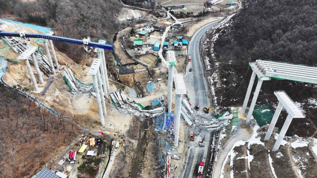 Au moins quatre morts et six blessés dans l’effondrement spectaculaire d’un pont en Corée du Sud