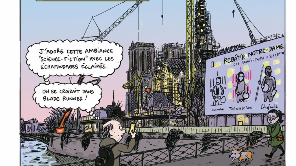 BD : le dessinateur Mathieu Sapin va raconter la restauration de Notre-Dame