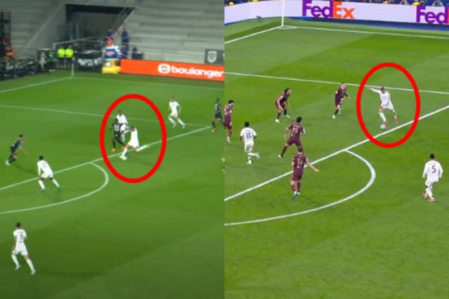 Cela faisait près de 3 ans que Kylian Mbappé n'avait pas marqué du pied gauche dans cette position