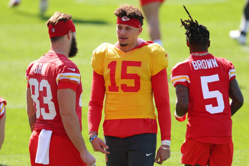Chiefs at practice