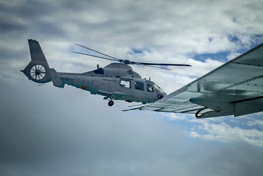 Chinese Helicopter Buzzes Philippine Plane