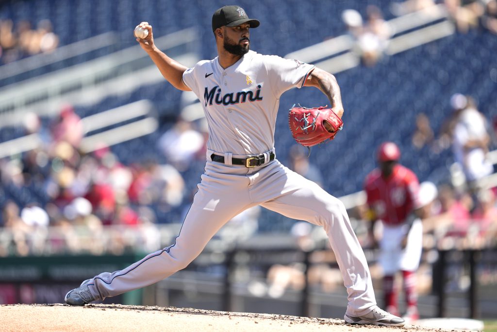 Miami Marlins pitcher Sandy Alcantara