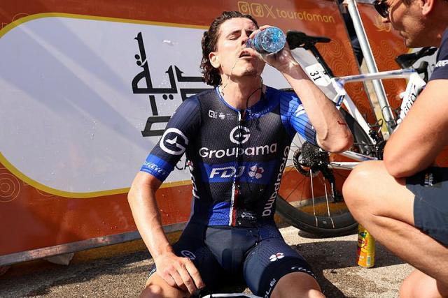 David Gaudu souffre d'une lésion musculaire après sa chute causée par un animal