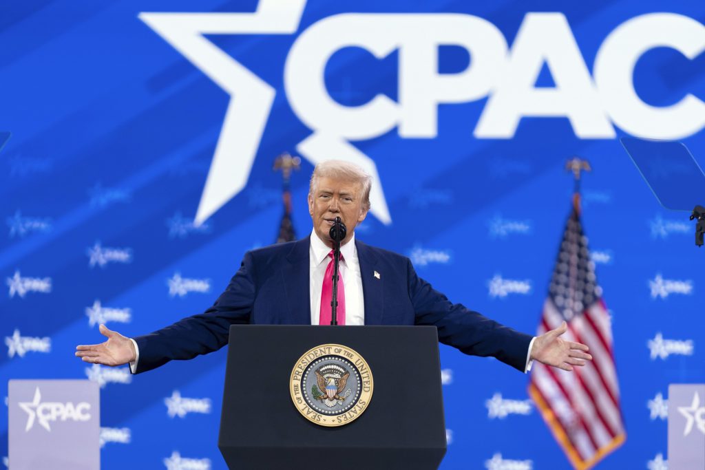 Donald Trump predicts Republicans to defy history in CPAC speech