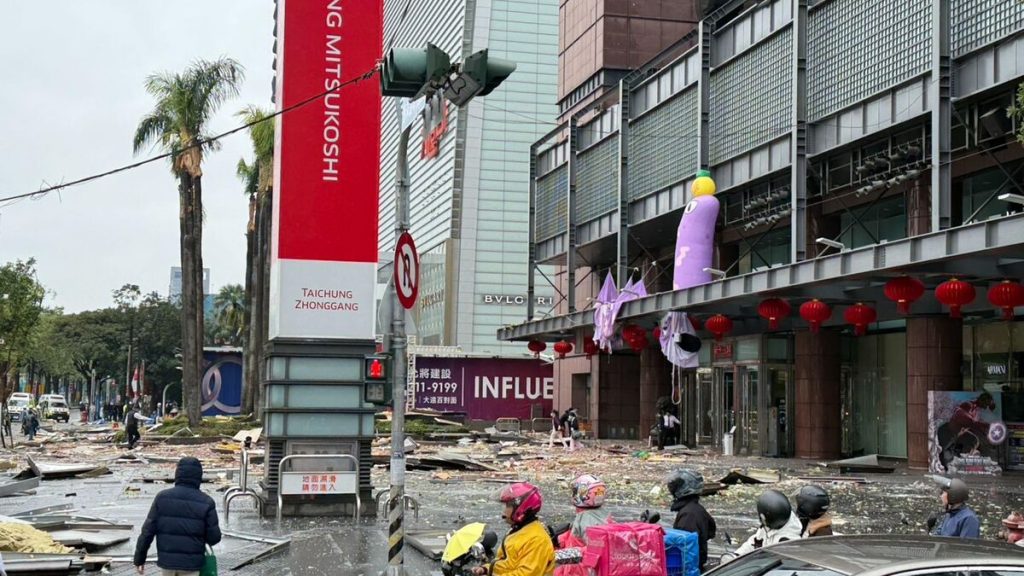 Explosion dans un centre commercial à Taïwan : un mort et quatre personnes « sans signe de vie »