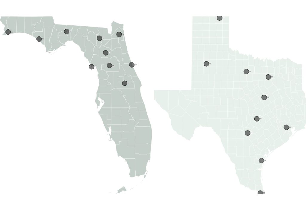 Florida v Texas: Which state will be colder as freeze hits