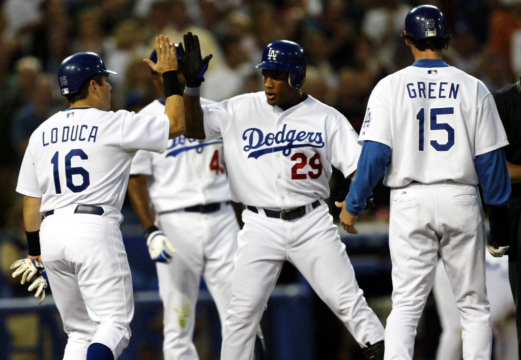 Paul Lo Duca Shawn Green Dodgers