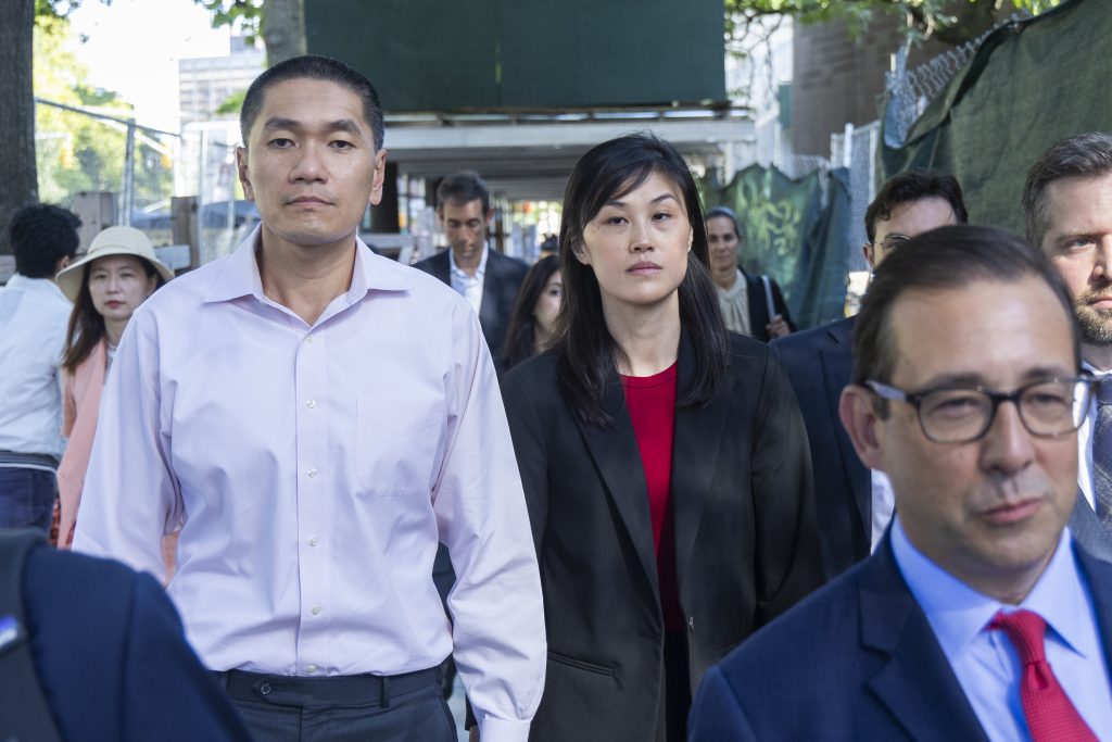 Lisa Sun and Chris Hun