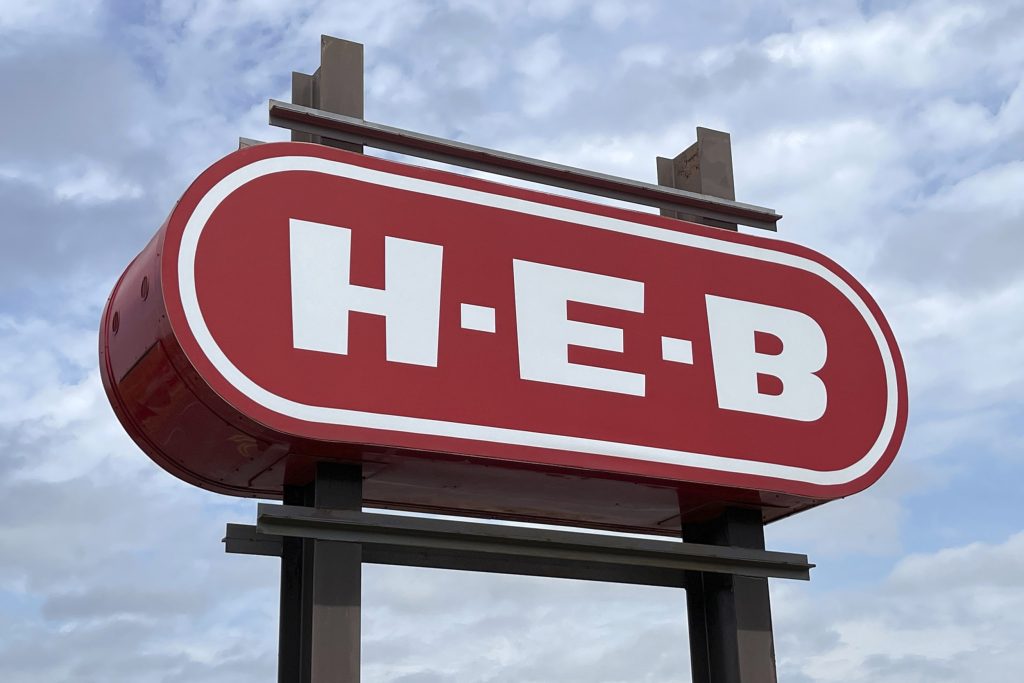 H-E-B sign
