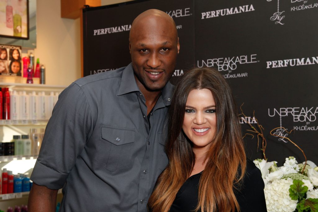 Lamar Odom and Khloe Kardashian