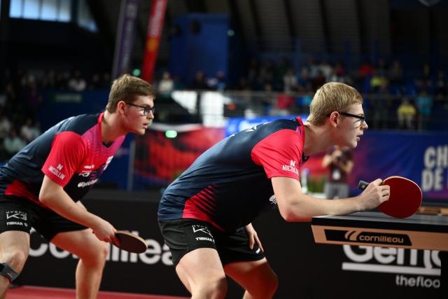 Les frères Lebrun en quarts de finale du double au Grand Smash de Singapour