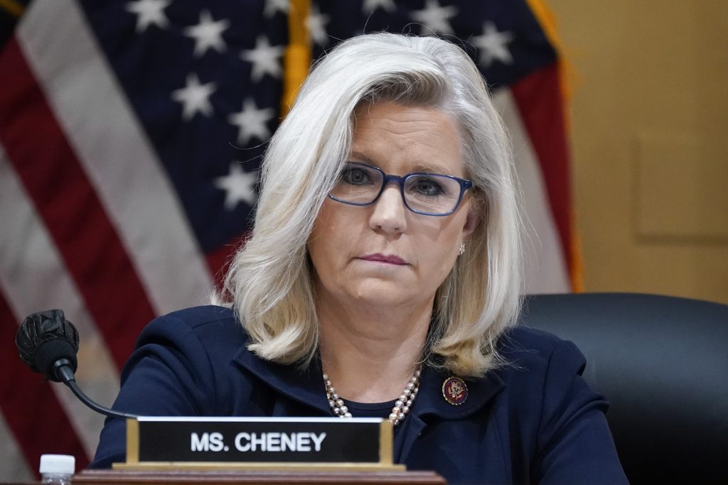 Liz Cheney at House select committe (file)